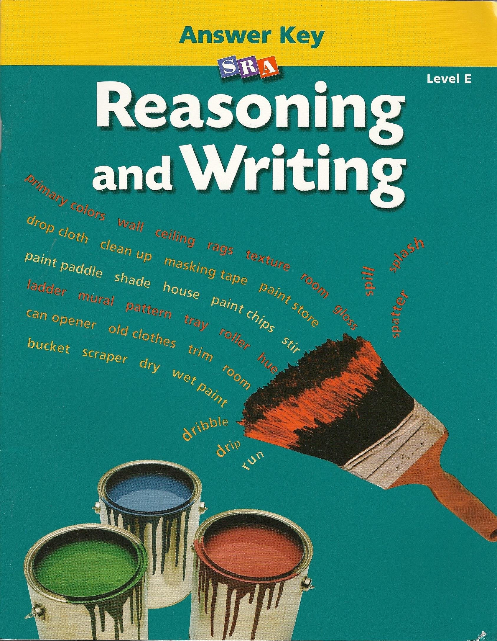 Reasoning And Writing Level E, Additional Answer Key (Reasoning And Writing Series)-used