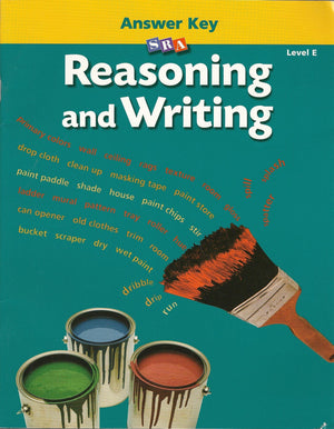 Reasoning And Writing Level E, Additional Answer Key (Reasoning And Writing Series)-used