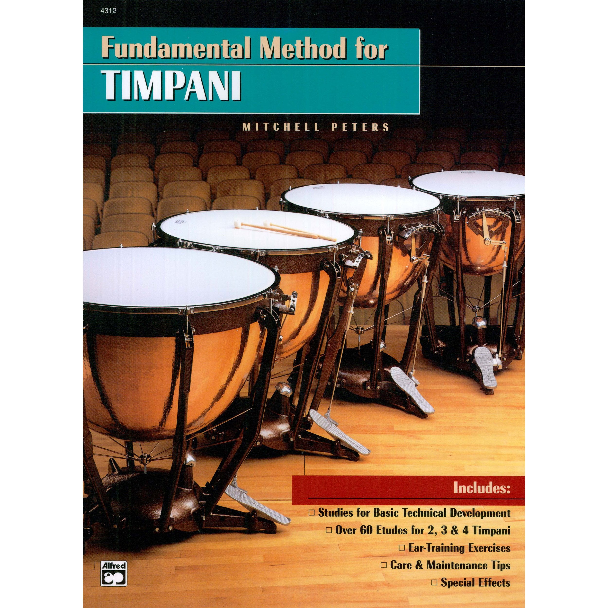 Fundamental Method for Timpani: Comb Bound Book,New