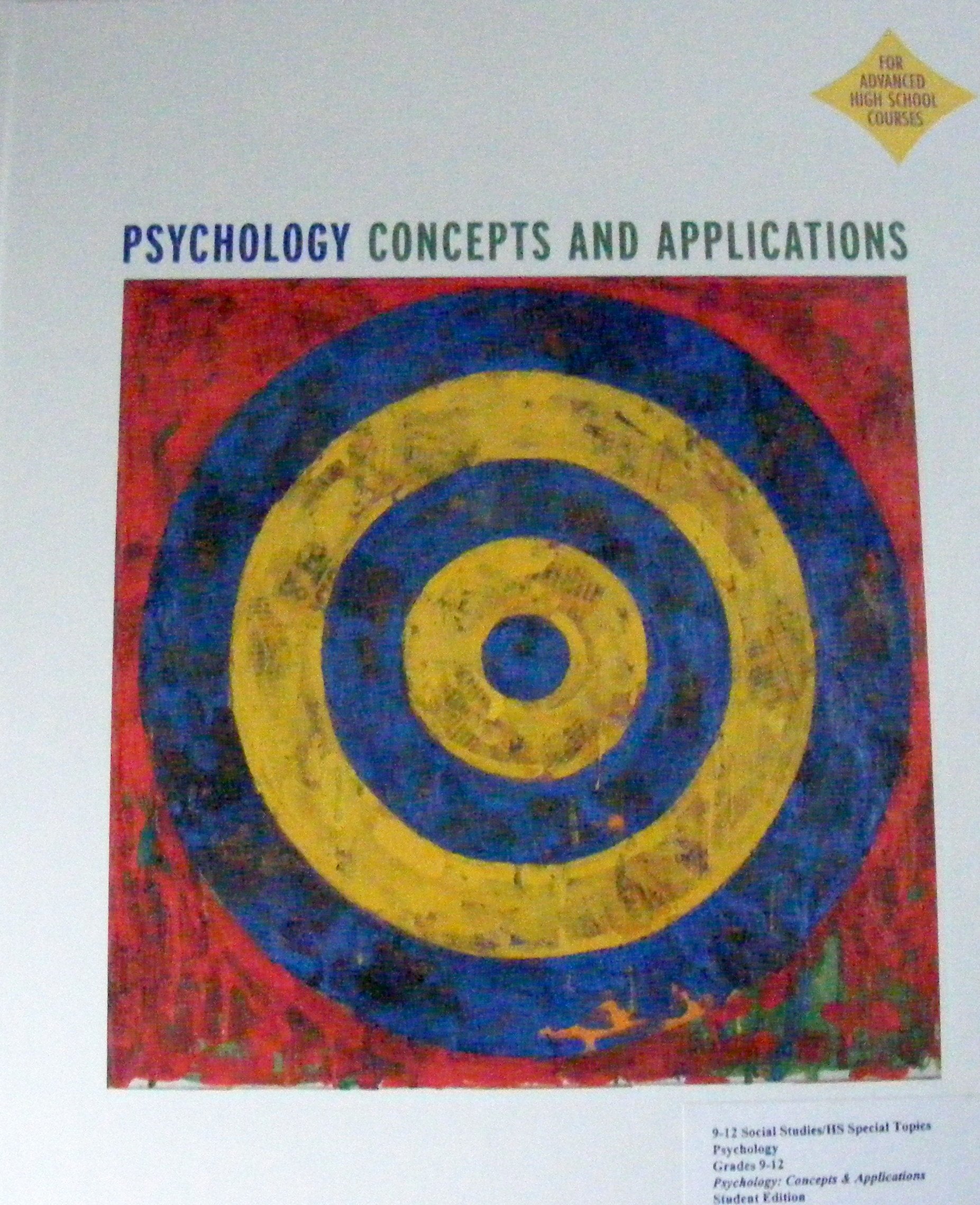 Psychology: Concepts and Applications,New