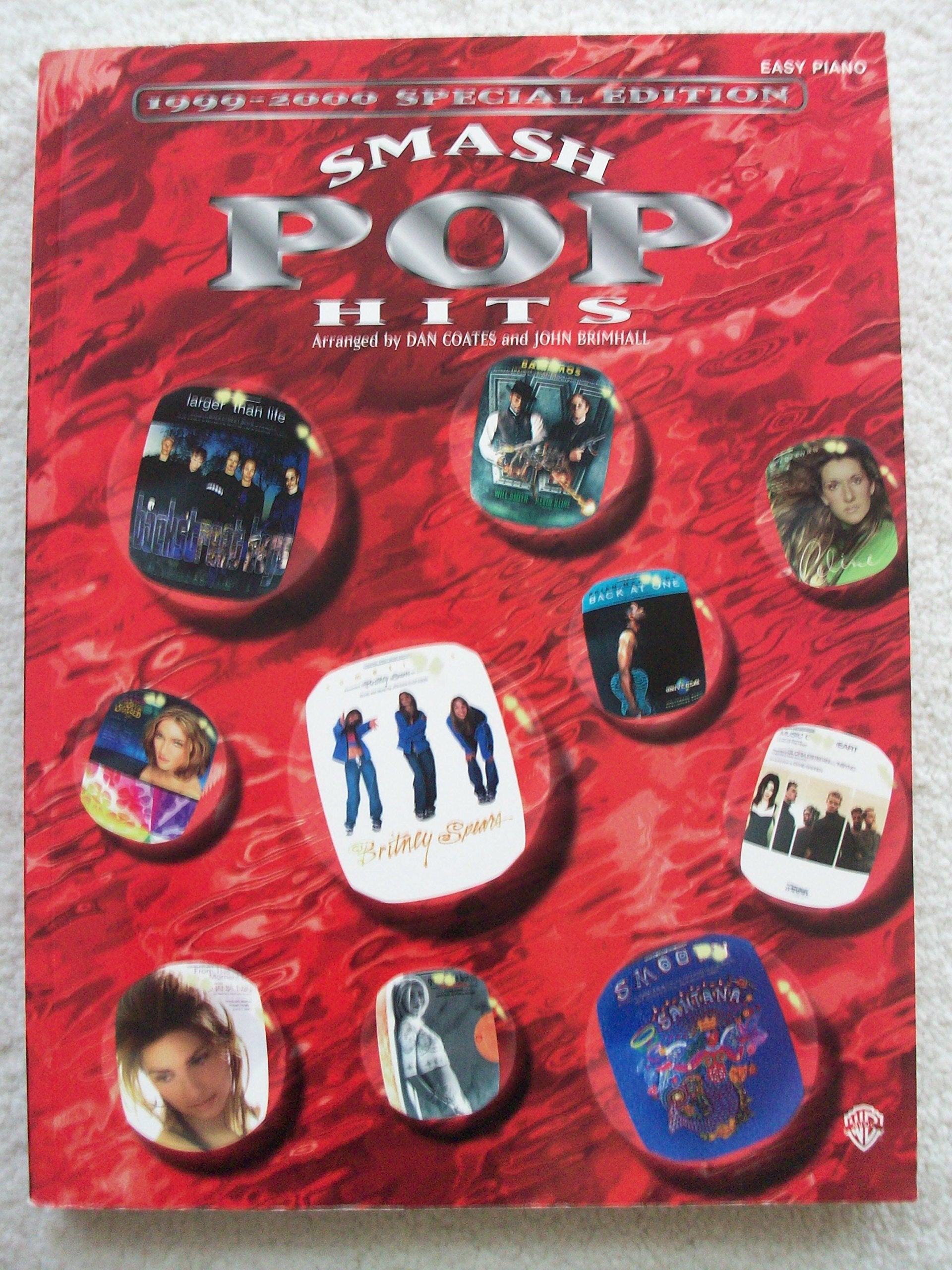 19992000 Smash Pop Hits: Easy Piano,New
