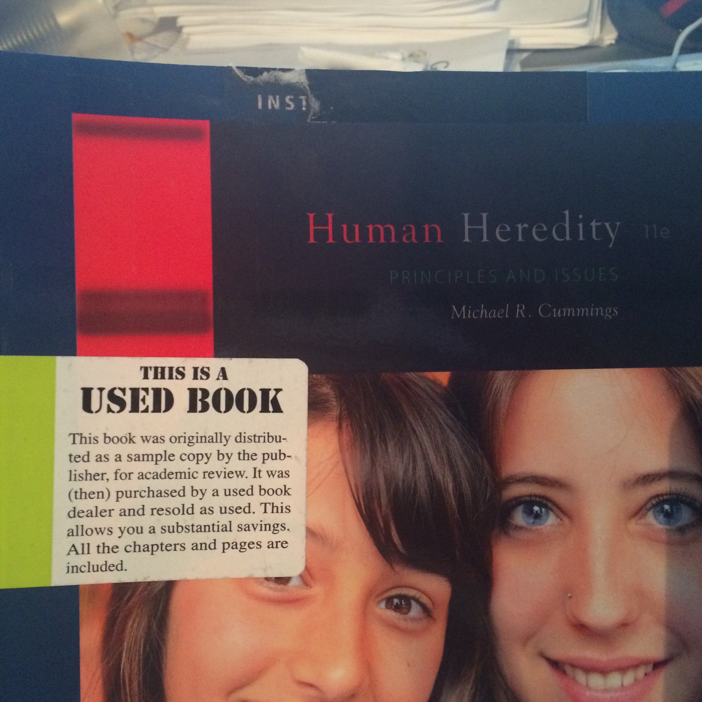 Human Heredity: Principles And Issues