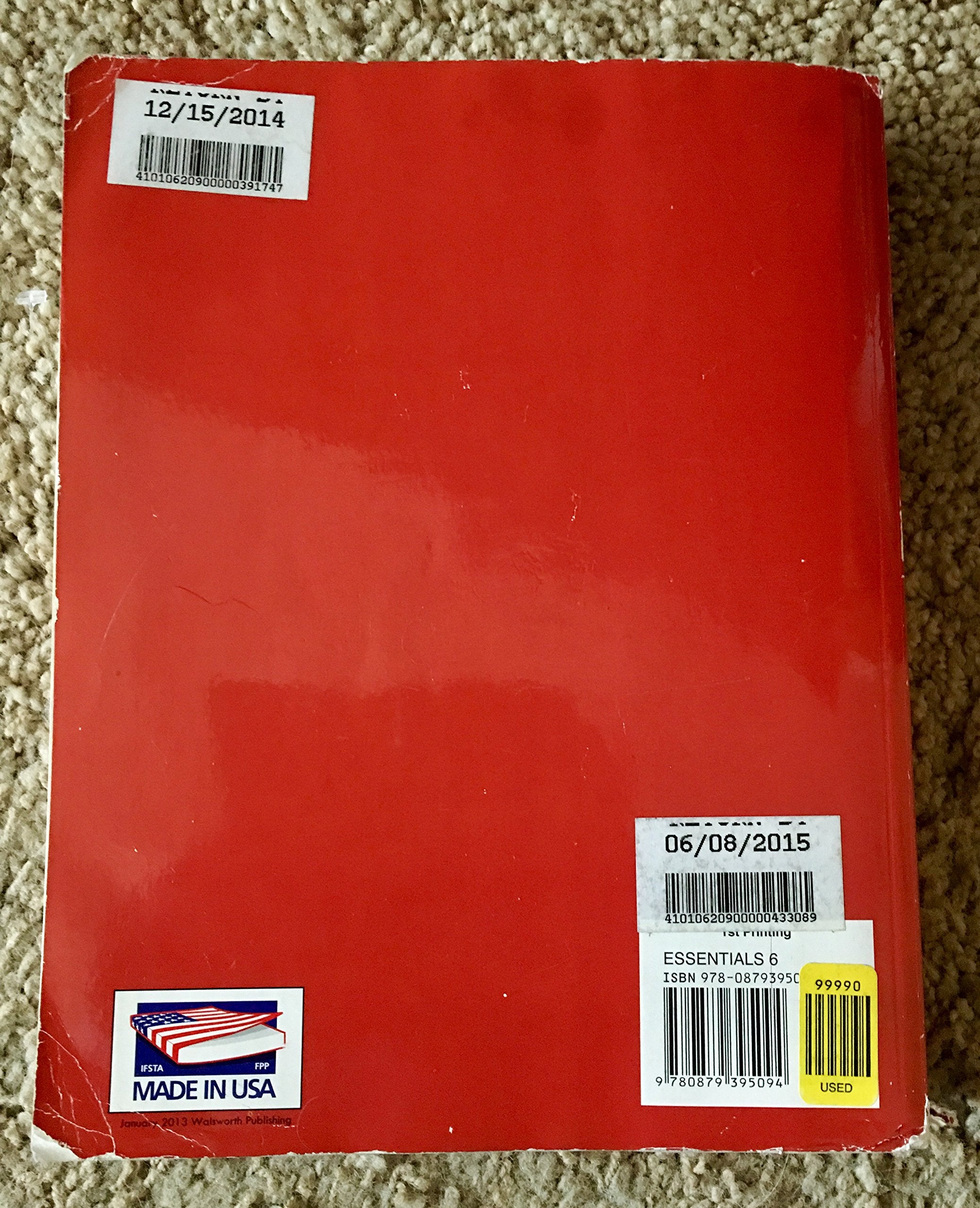 Essentials Of Fire Fighting-used