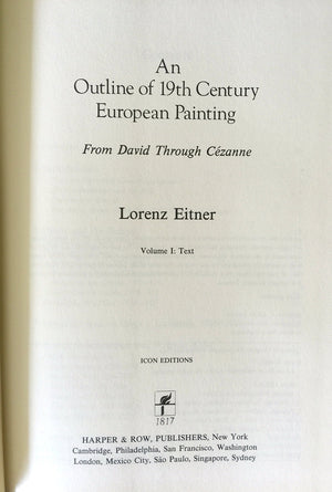 An Outline of 19th Century European Painting: From David Through Cezanne (Icon Editions),Used