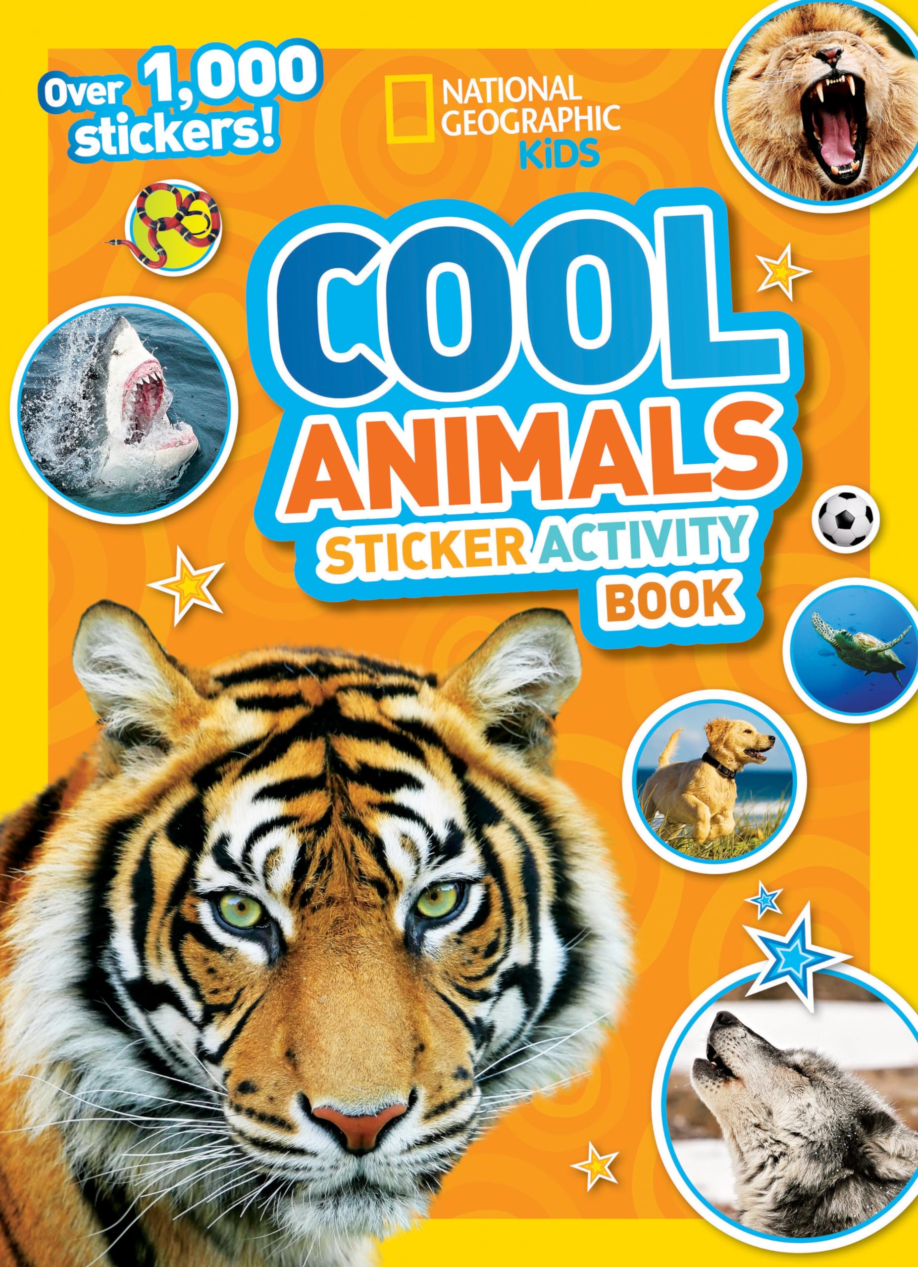 National Geographic Kids Cool Animals Sticker Activity Book: Over 1,000 stickers!,Used