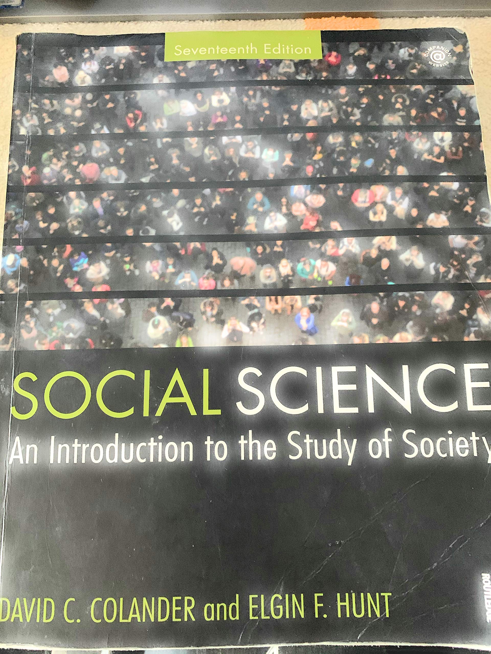 Social Science: An Introduction to the Study of Society,New