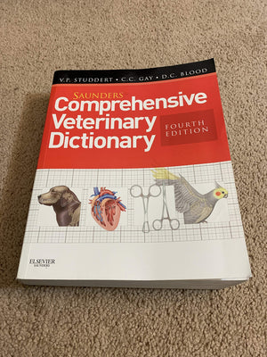 Saunders Comprehensive Veterinary Dictionary: Includes eBook Access,Used