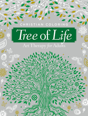 Tree of Life: Art Therapy for Adults (Christian Coloring),Used