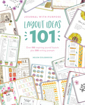 Journal With Purpose Layout Ideas 101: Over 100 inspiring journal layouts plus 500 writing prompts,Used