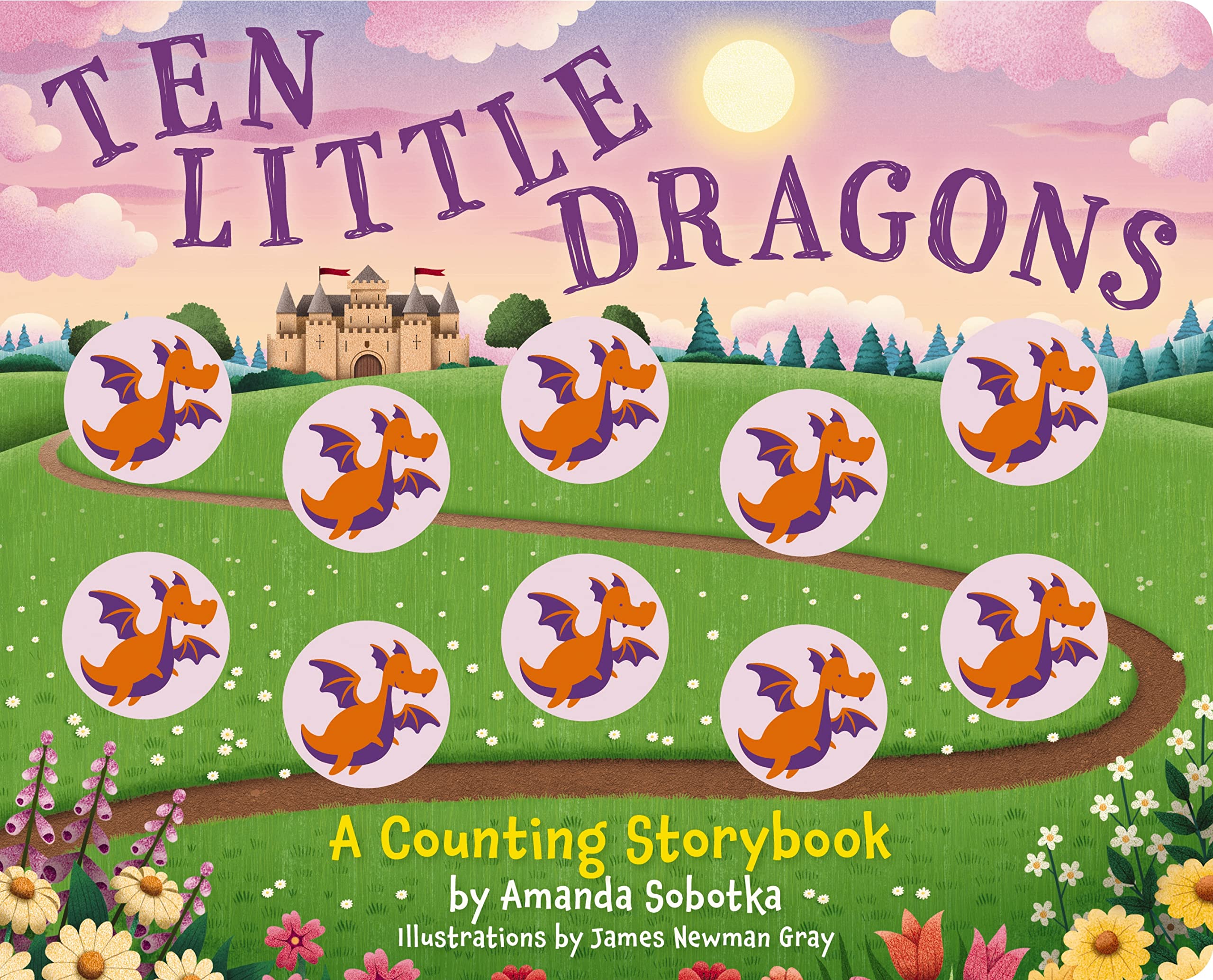 Ten Little Dragons: A Magical Counting Storybook (Magical Counting Storybooks),Used