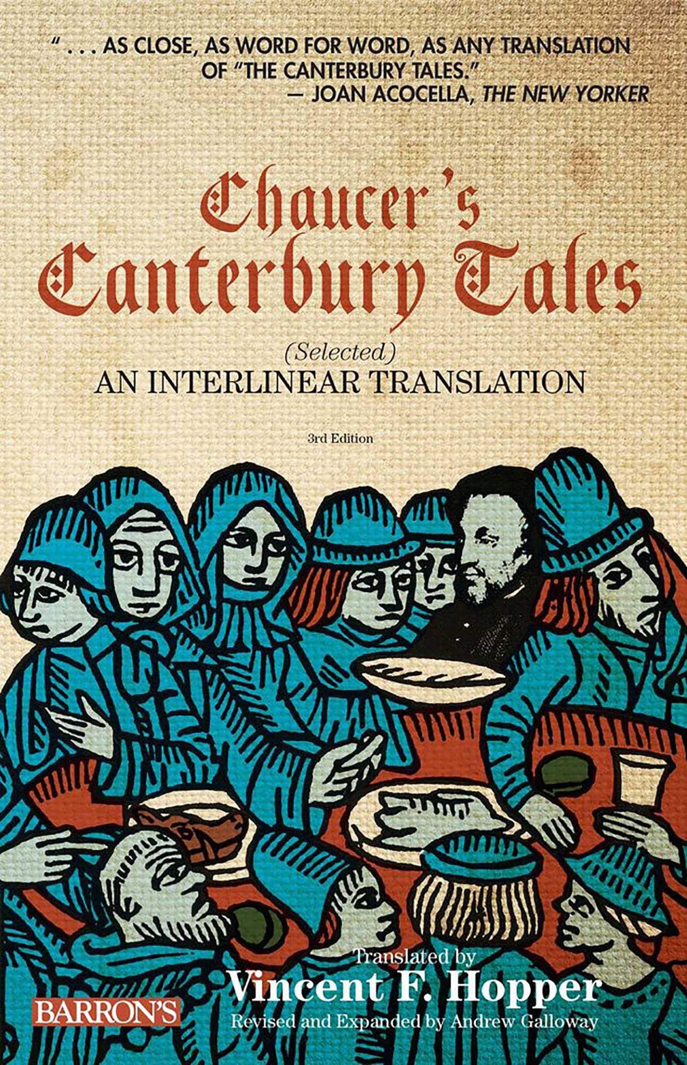 Chaucer's Canterbury Tales (Selected): An Interlinear Translation,Used