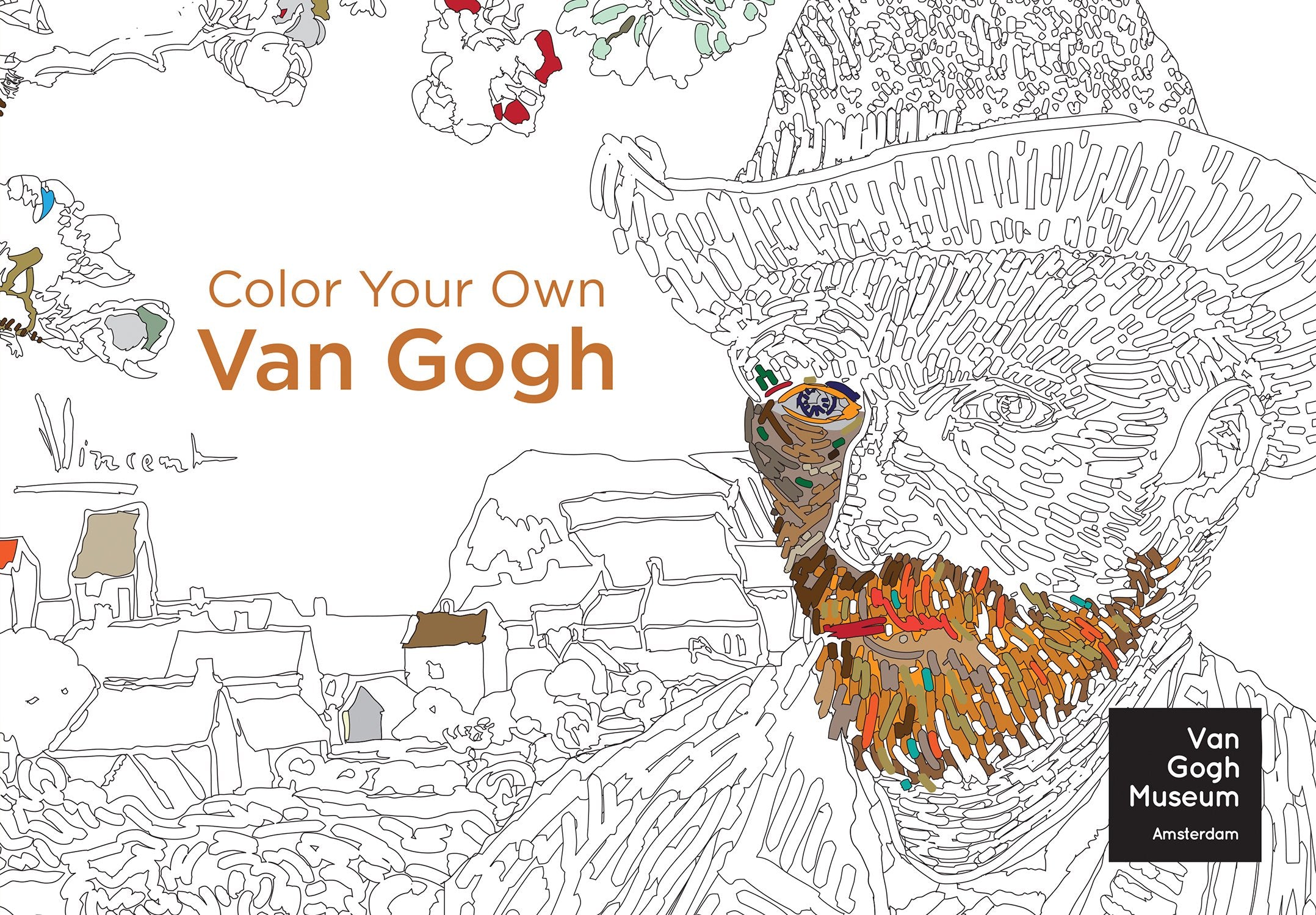 Color Your Own Van Gogh: A Coloring Book,New
