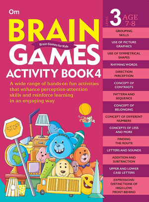 Activity Book: Brain Games For Kids - Brain Games Activity Book Level 3 - Book-4