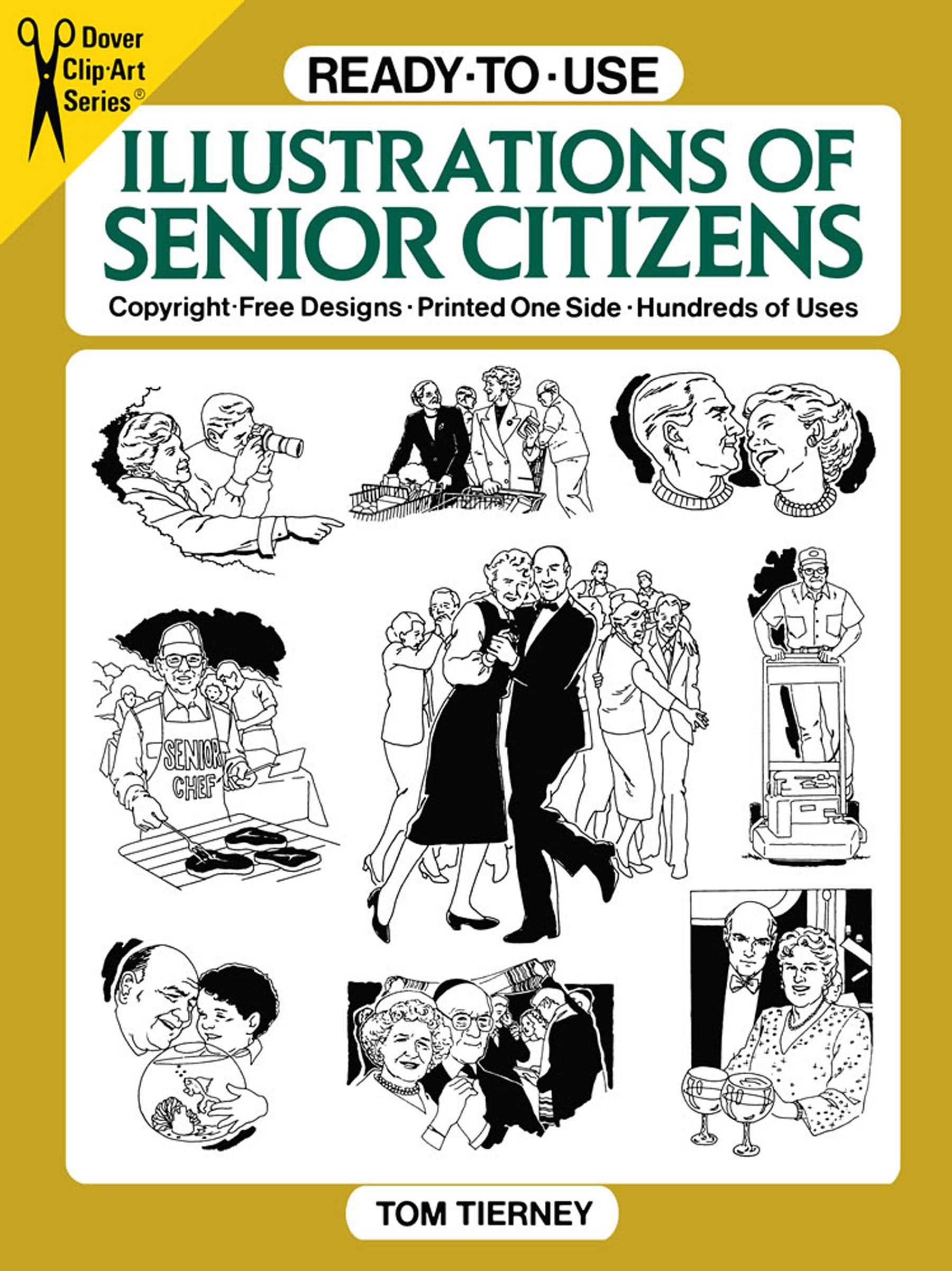 ReadytoUse Illustrations of Senior Citizens (Dover Clip Art ReadytoUse),Used