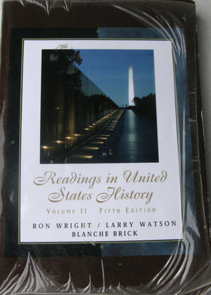 Readings in United States History Volume II Custom (Volume 2),Used