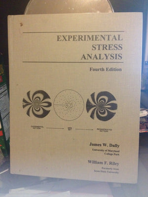 Experimental Stress Analysis,Used
