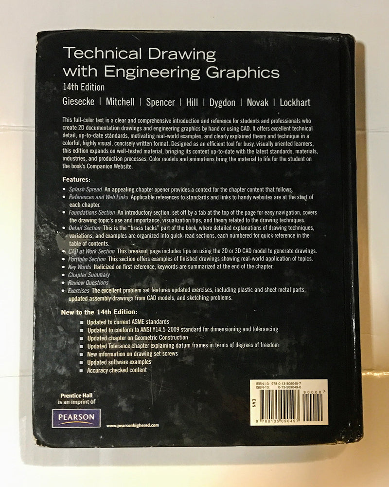 Technical Drawing With Engineering Graphics,New