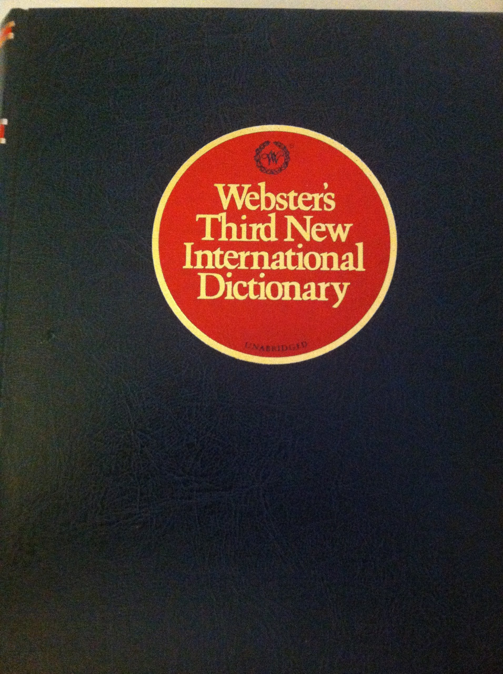 Webster s third new international dictionary of the English language, unabridged