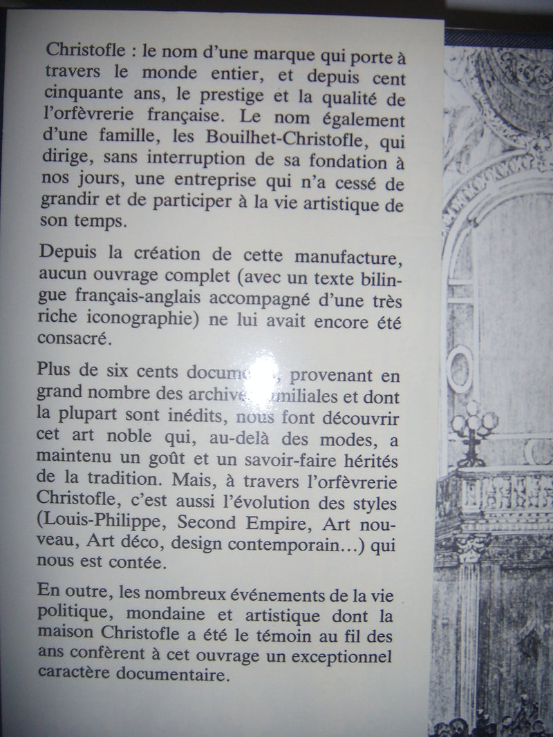 150 Ans d'Orfvrerie: Christofle, Silversmith since 1830,Used