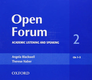 Open Forum 2 Audio CD: Academic Listening and Speaking (Open Forum Series),Used