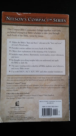 Nelson's Compact Series: Compact Bible Commentary,Used