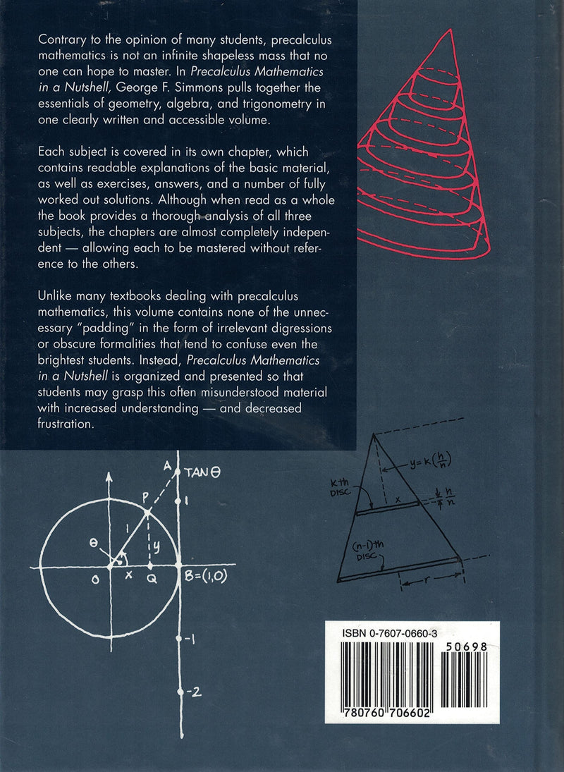 Precalculus Mathematics In A Nutshell: Geometry, Algebra, Trigonometry,New