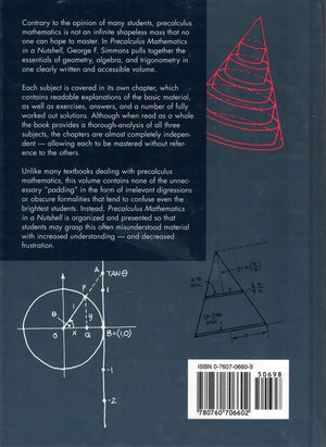 Precalculus Mathematics In A Nutshell: Geometry, Algebra, Trigonometry-used