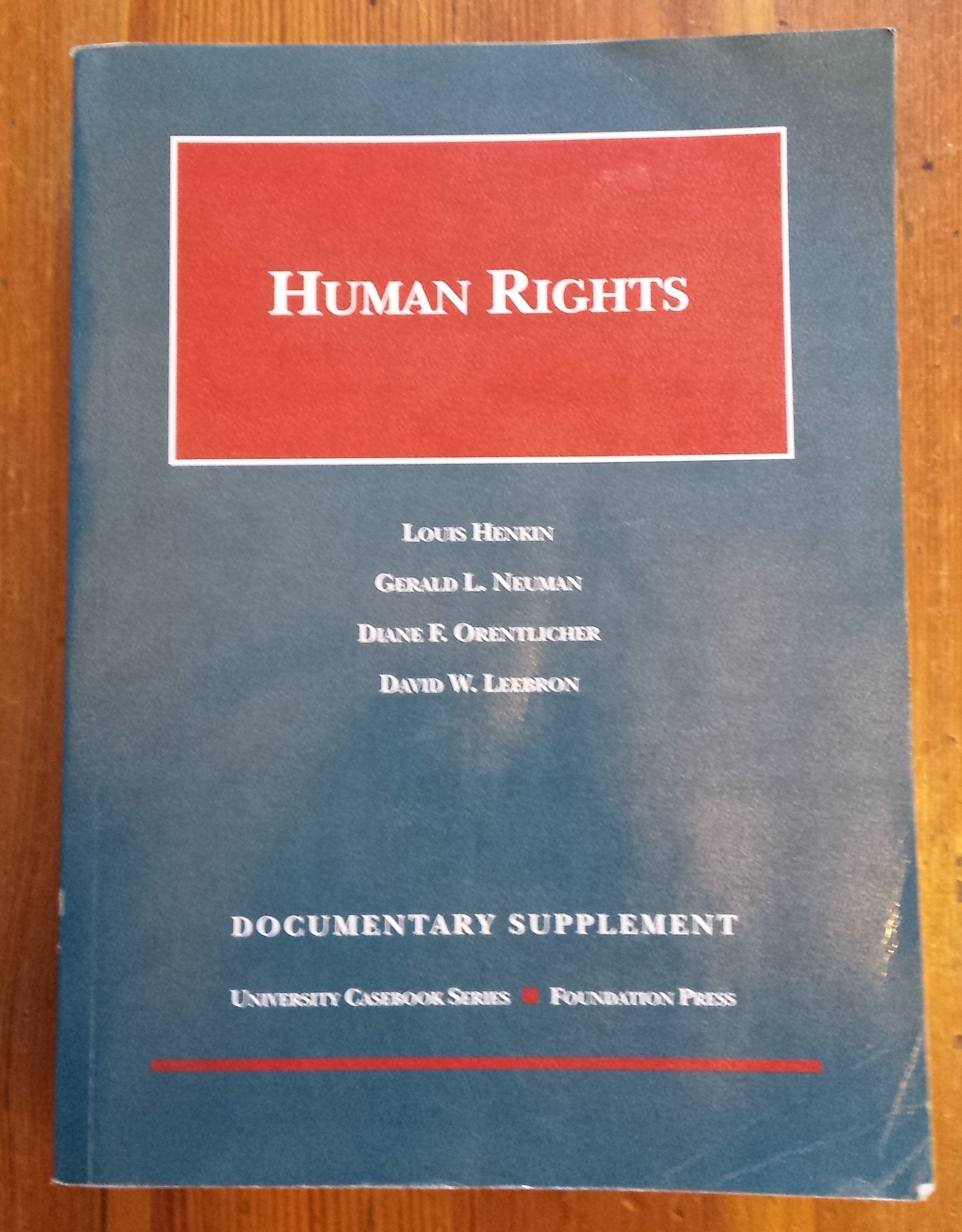 Human Rights, Documentary Supplement,Used