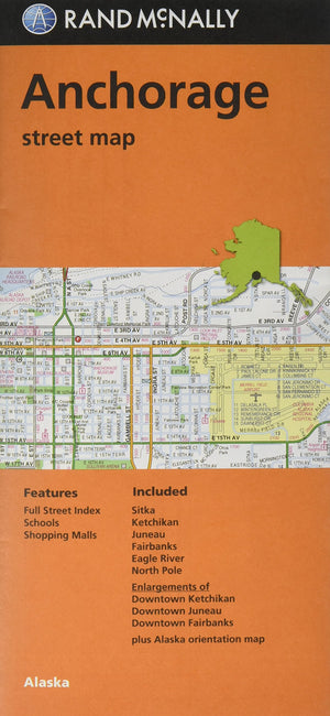 Rand McNally Folded Map: Anchorage Street Map,Used