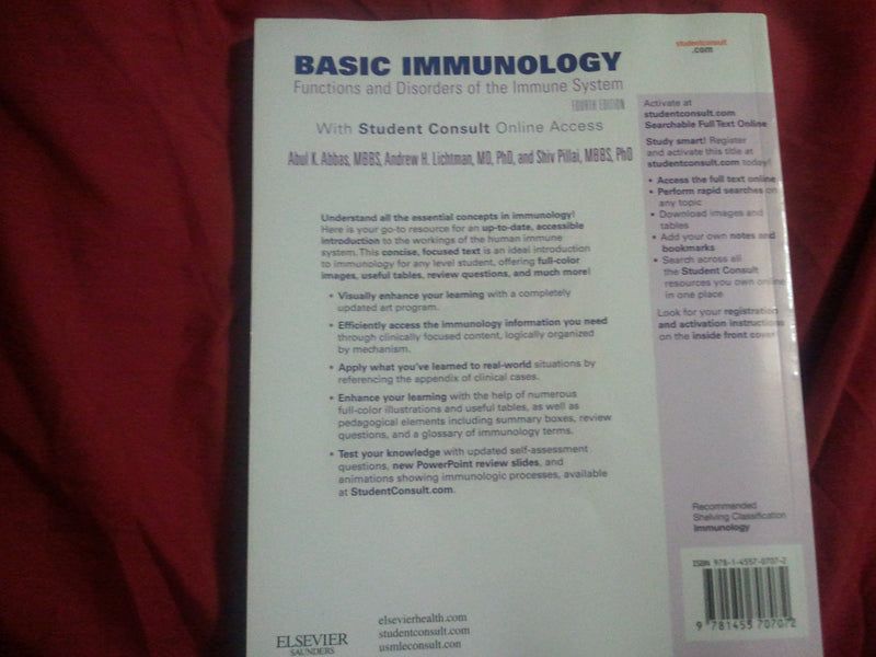 Basic Immunology: Functions and Disorders of the Immune System,New