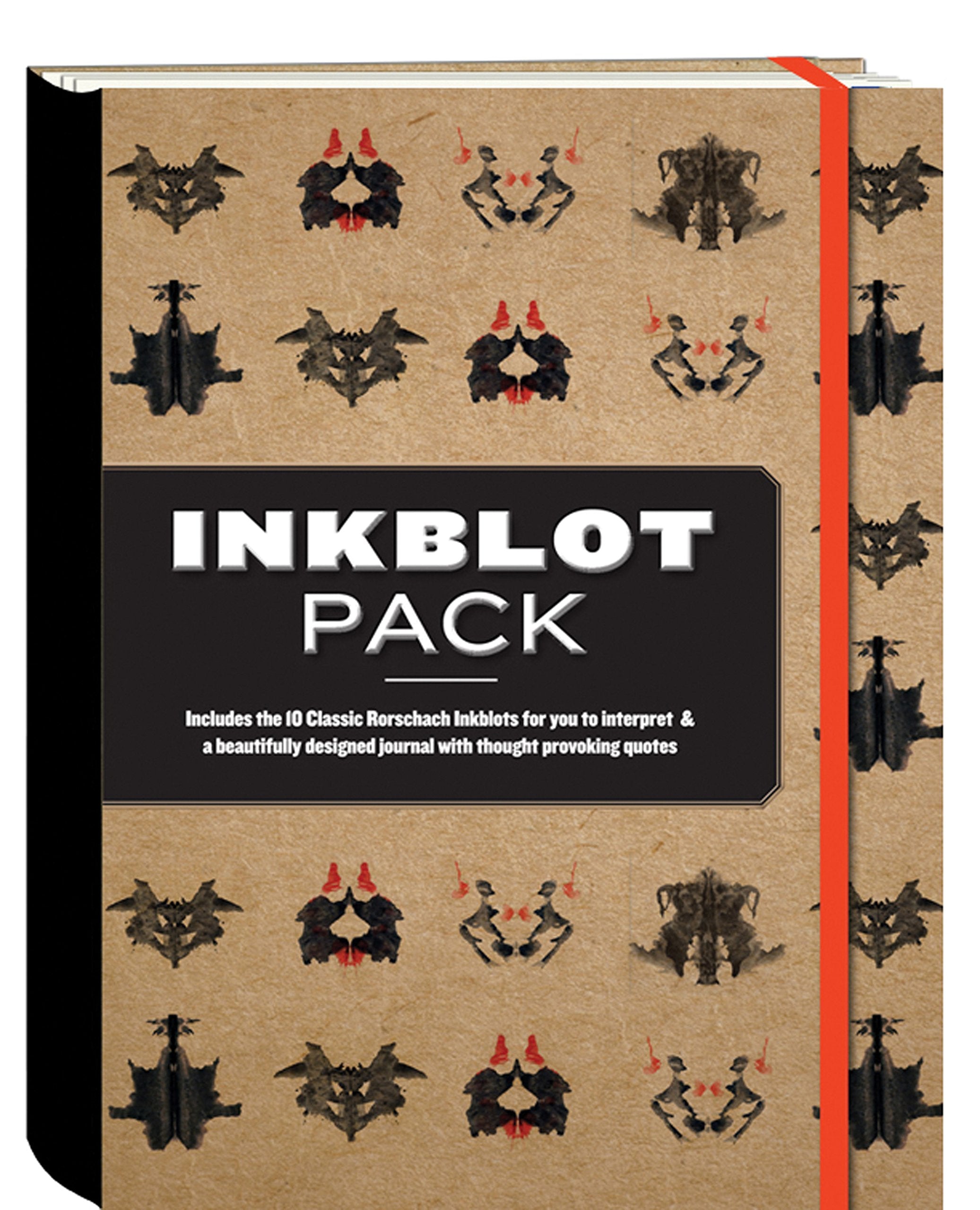 The Inkblot Pack: Includes The 10 Classic Inkblots For You To Interpret & A Beautifully Designed Journal With Thought Provoking