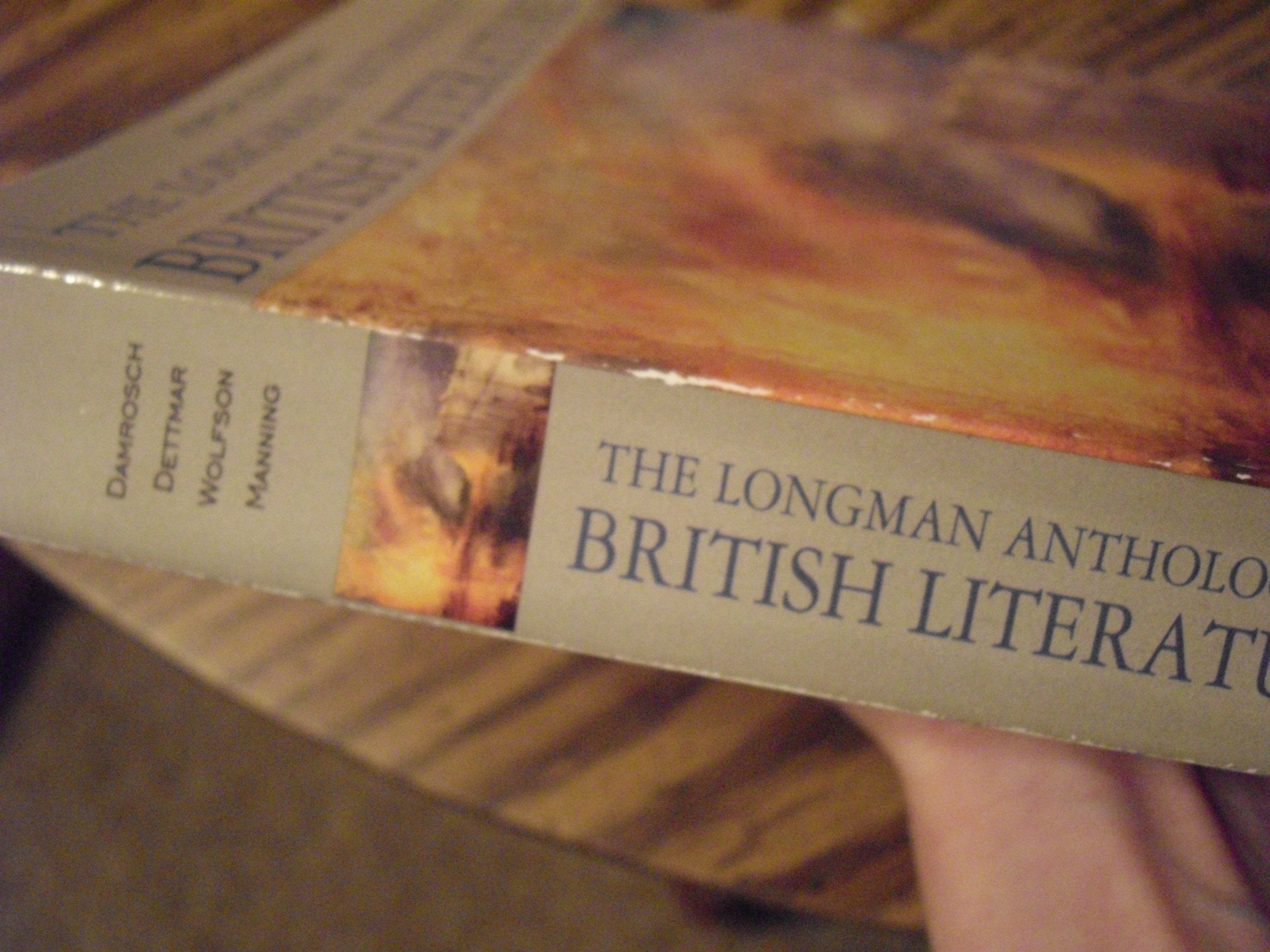 Longman Anthology Of British Literature, The: The Romantics And Their Contemporaries, Volume 2A
