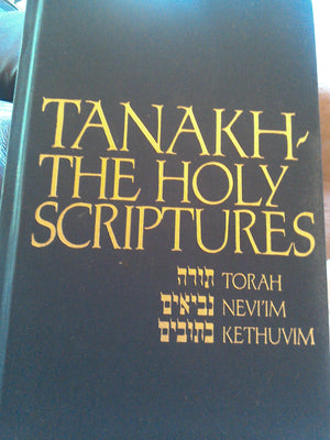 Tanakh : A New Translation of the Holy Scriptures According to the Traditional Hebrew Text (Teal Leatherette),Used