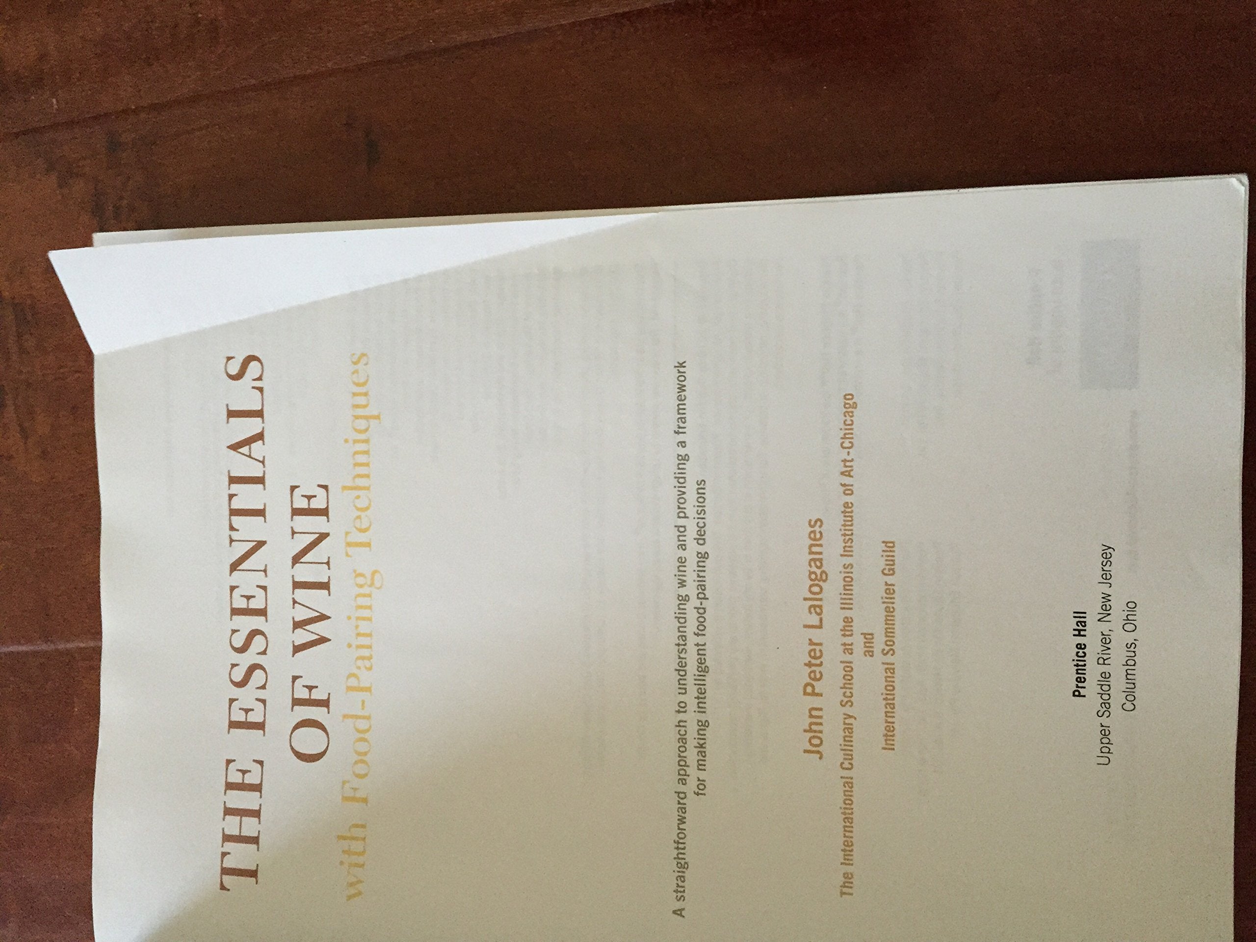 Essentials Of Wine With Food Pairing Techniques, The-new