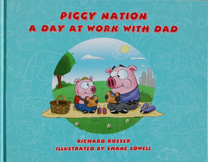 Piggy Nation A Day At Work With Dad,Used