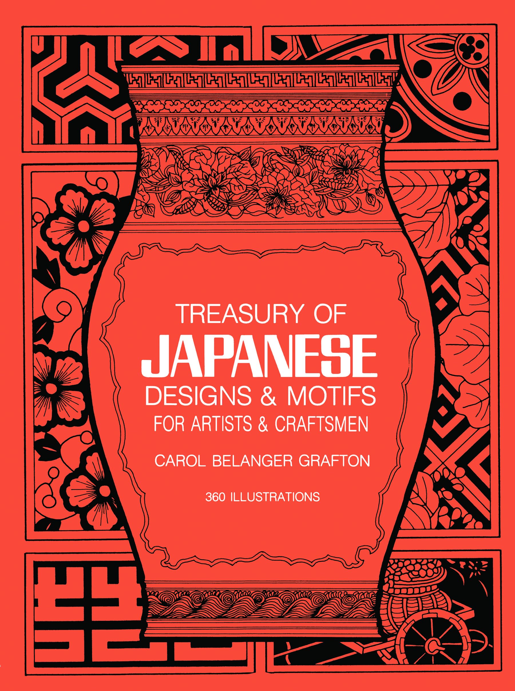 Treasury Of Japanese Designs And Motifs For Artists And Craftsmen (Dover Pictorial Archive)