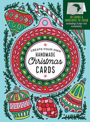 CreateYourOwn Handmade Christmas Cards: 30 Cards & Envelopes to Color, Including 5 PopOut Ornaments,Used