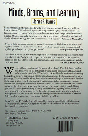 Minds, Brains, and Learning: Understanding the Psychological and Educational Relevance of Neuroscientific Research,Used