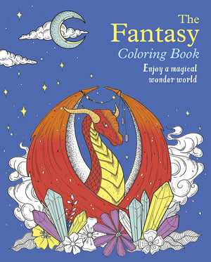 The Fantasy Coloring Book: Enjoy A Magical Wonder World,New