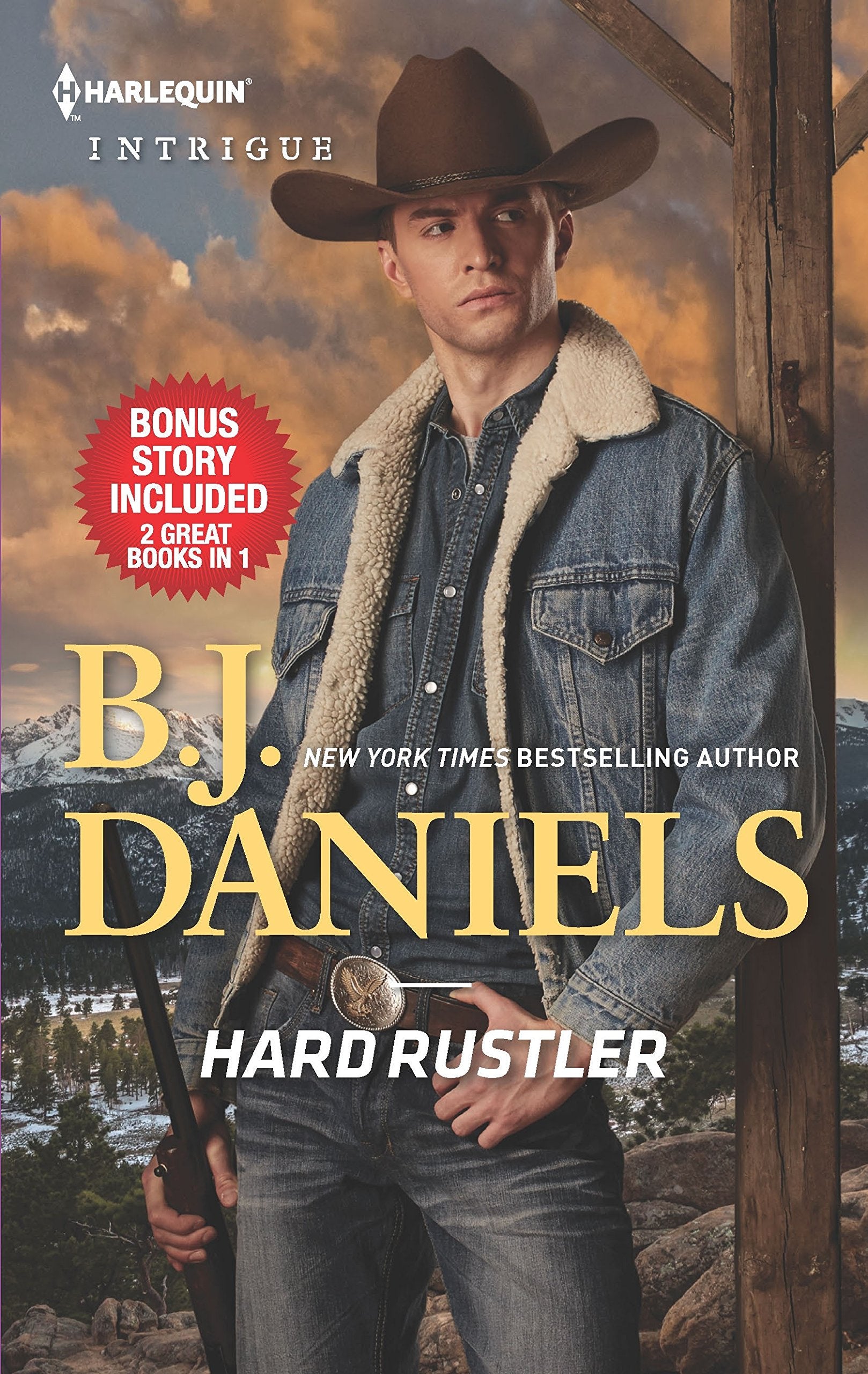 Hard Rustler & Shotgun Bride: A Montana Western Mystery (Harlequin Intrigue),Used