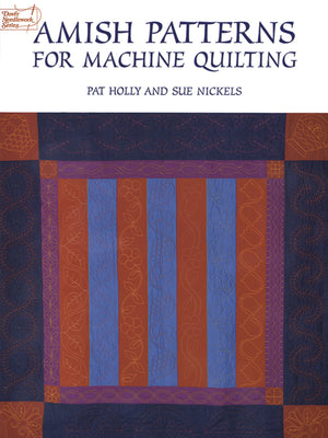 Amish Patterns for Machine Quilting (Dover Quilting),Used