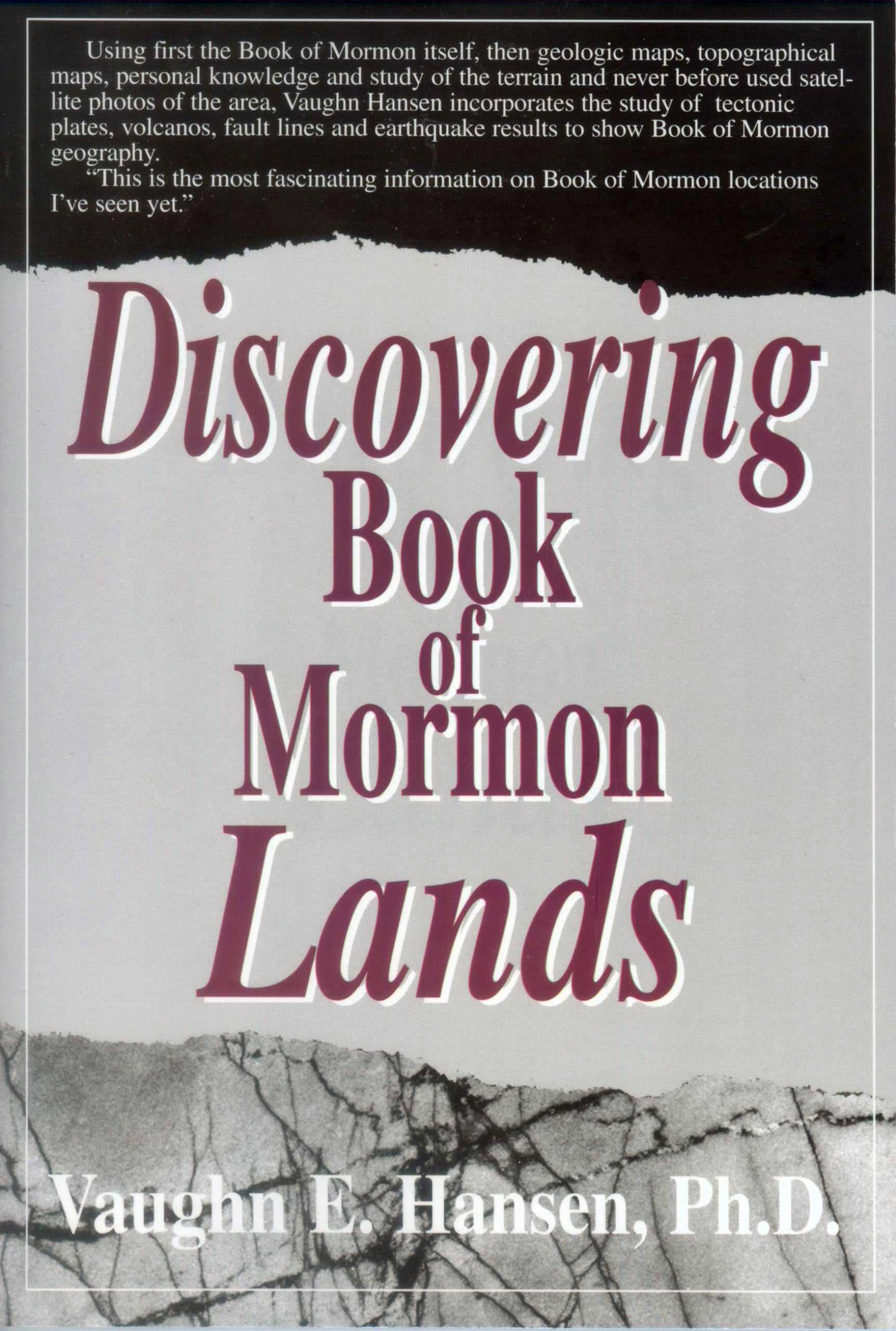 Discovering Book Of Mormon Lands,Used
