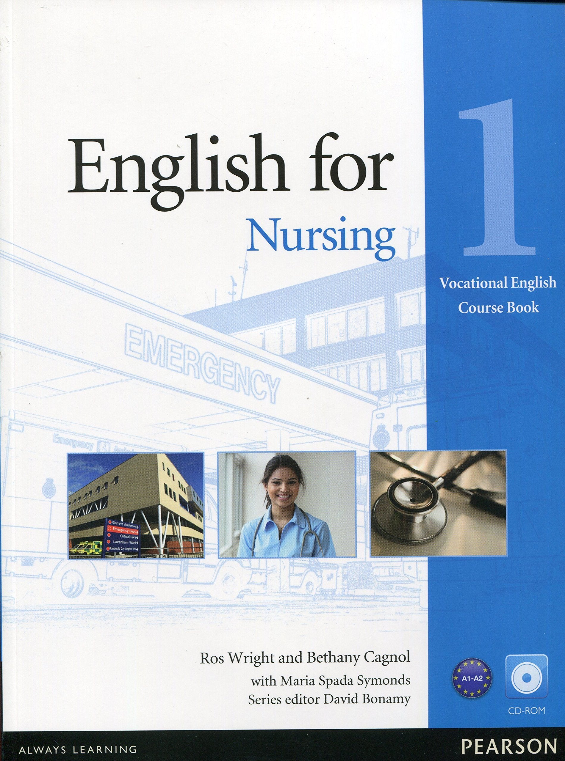 English for Nursing Level 1 Coursebook and CDROM Pack (Vocational English),Used