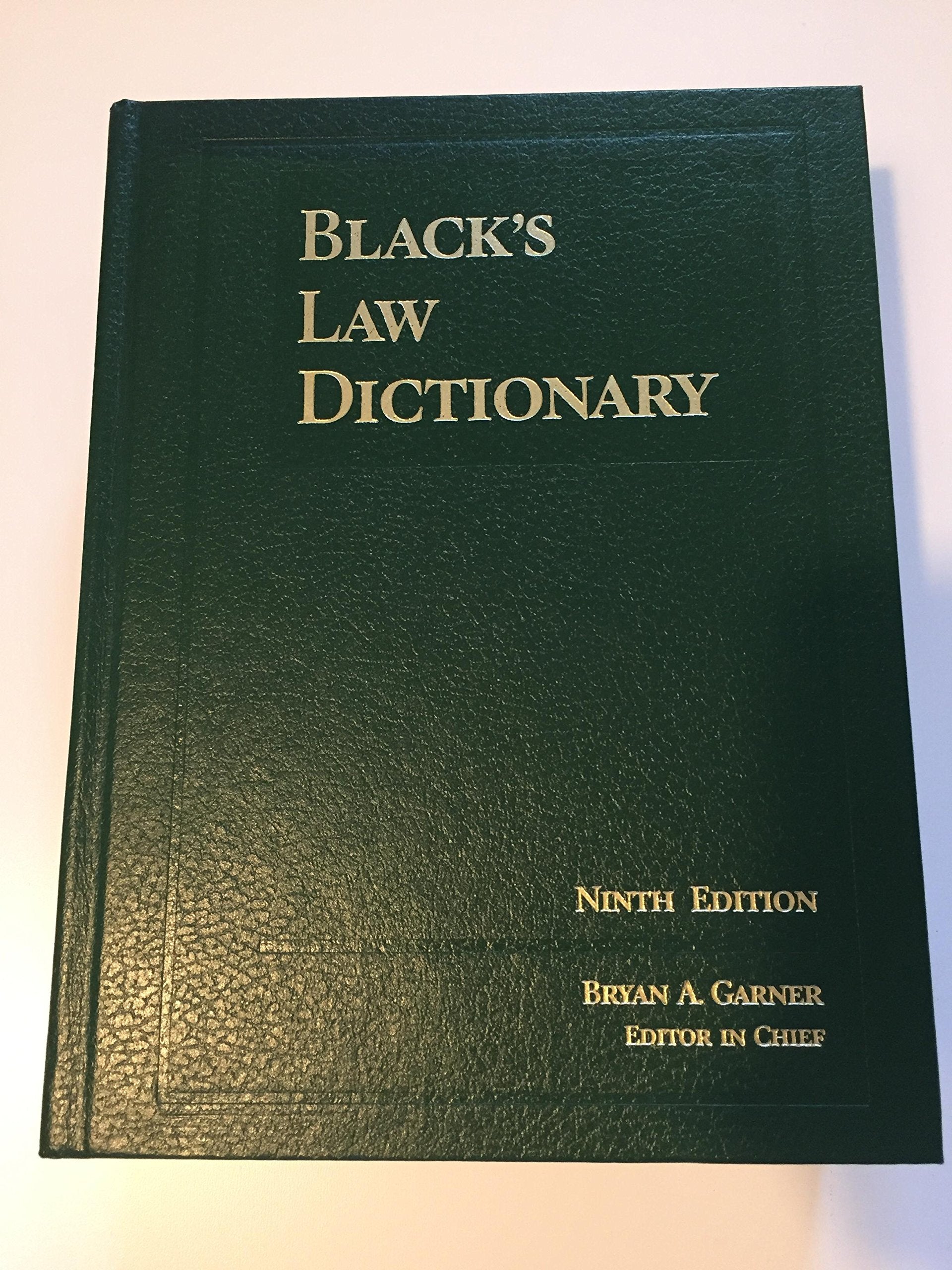 Black s Law Dictionary