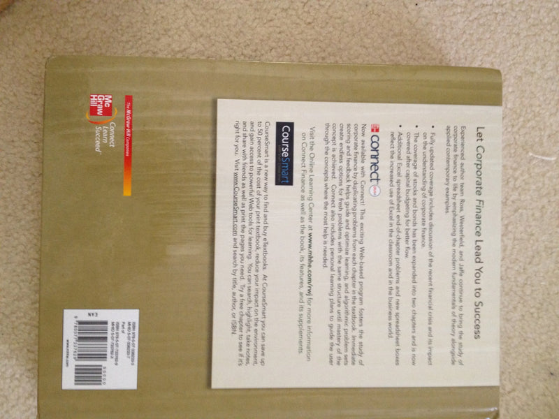 Corporate Finance, 9th Edition,New