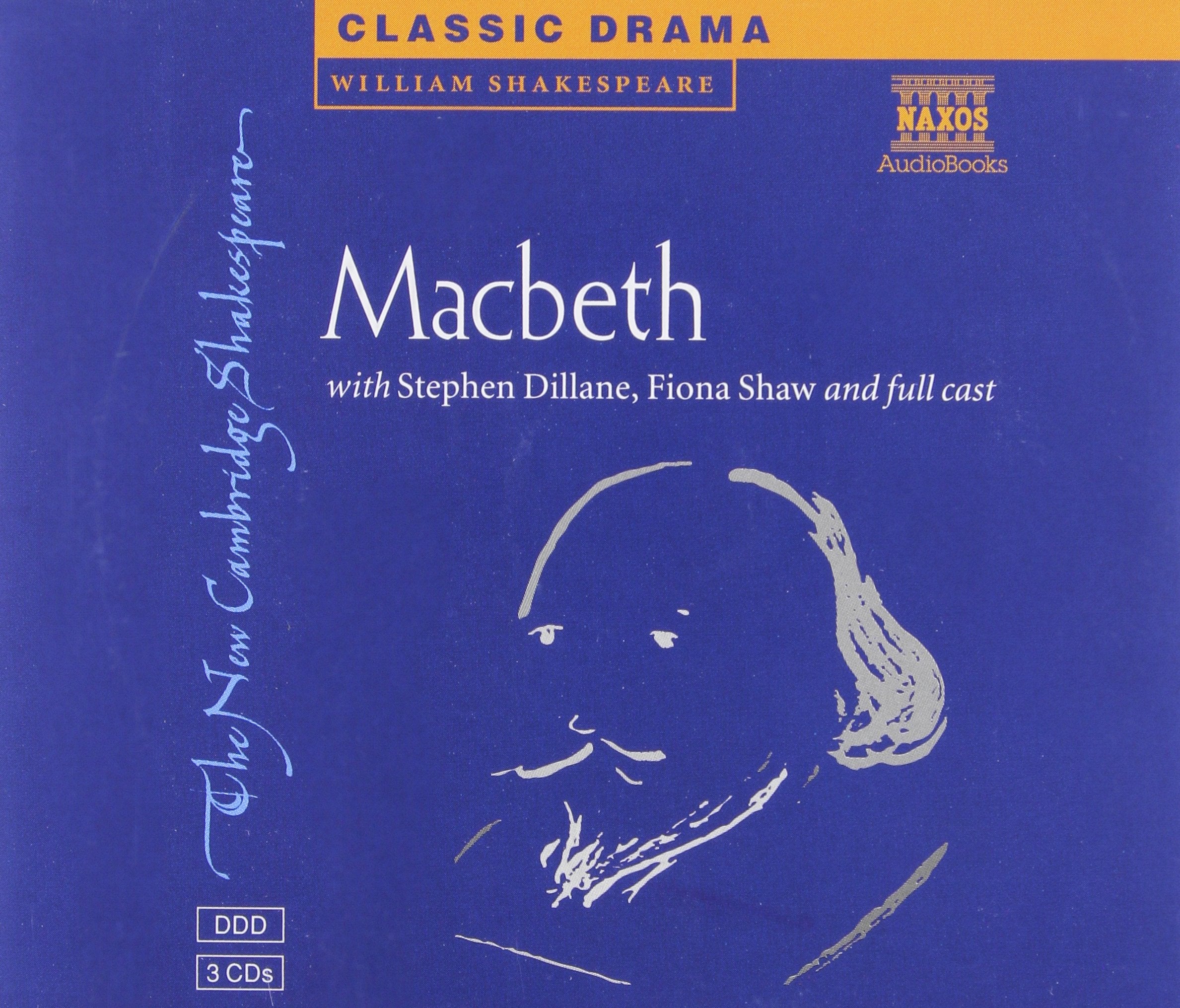 Macbeth 3 CD set (New Cambridge Shakespeare Audio),Used