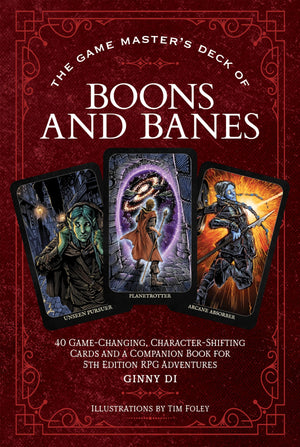 The Game Master's Deck of Boons and Banes: 40 gamechanging, charactershifting cards and a companion book for 5th edition RPG a,New