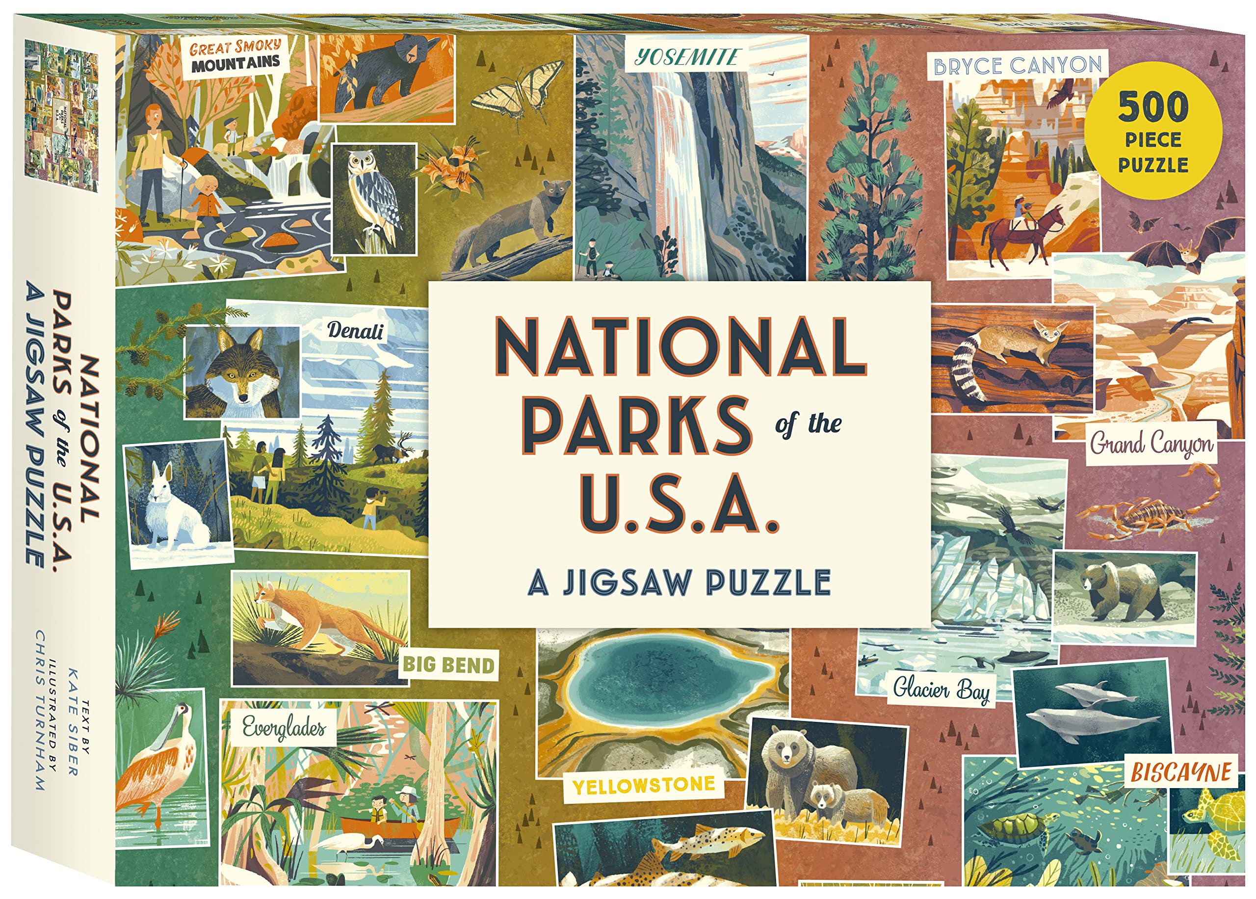 National Parks Of The Usa A Jigsaw Puzzle: 500 Piece Puzzle,New