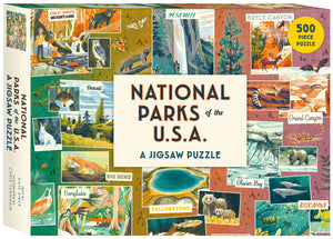National Parks Of The Usa A Jigsaw Puzzle: 500 Piece Puzzle,New