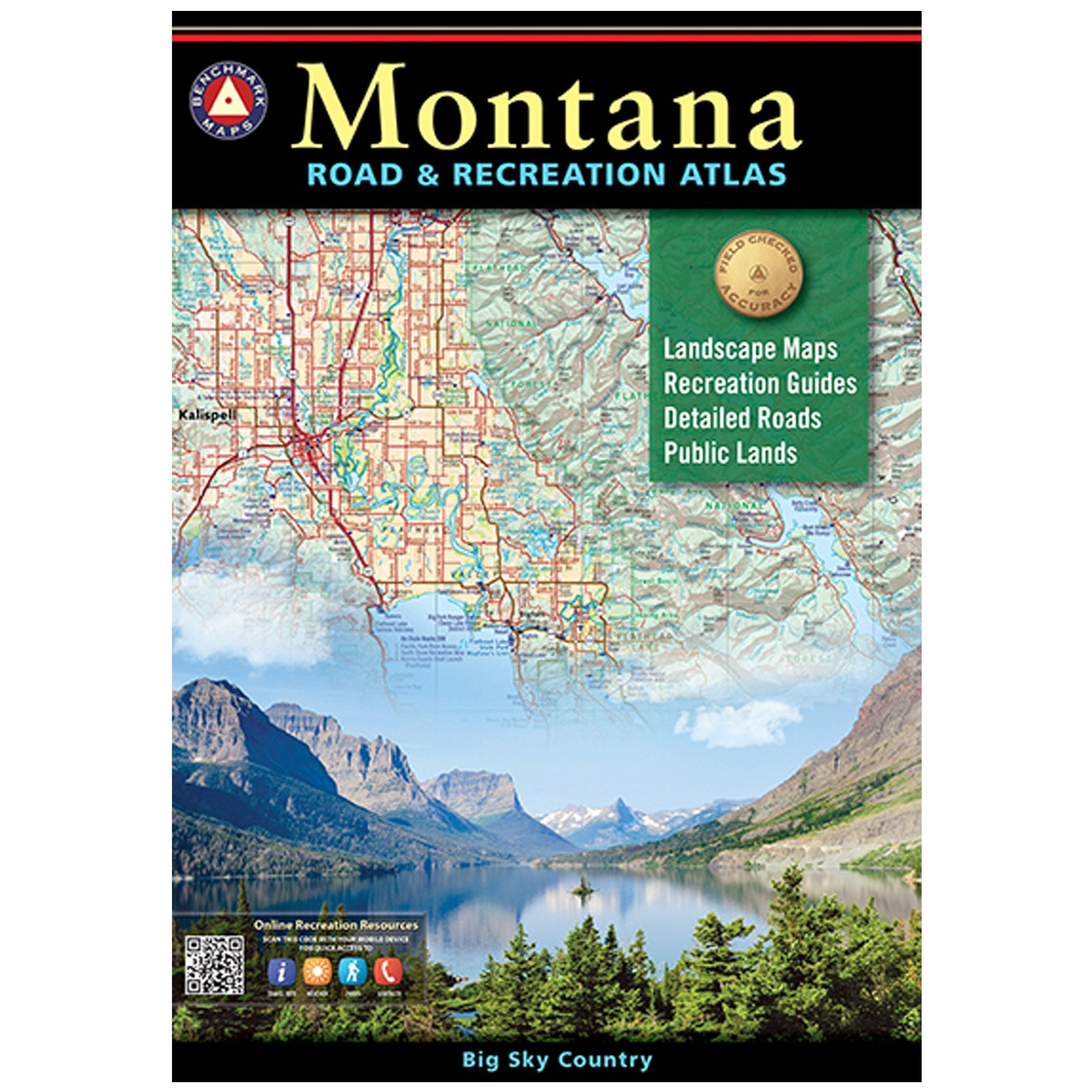 Montana Road & Recreation Atlas (Benchmark Recreation Atlases)